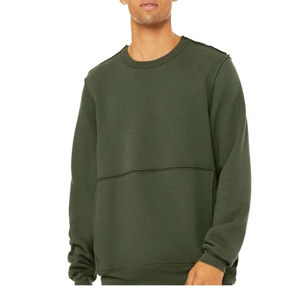 FWD Fashion Raw Seam Crewneck Sweatshirt Thumbnail