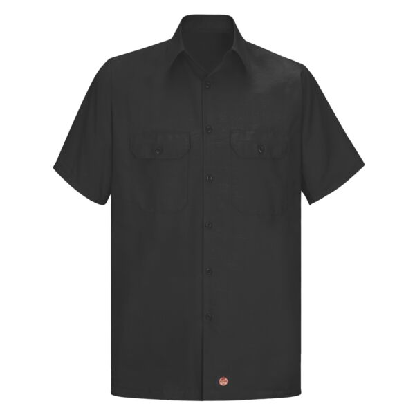 Men's Tall Ripstop Short Sleeve Work Shirt Thumbnail