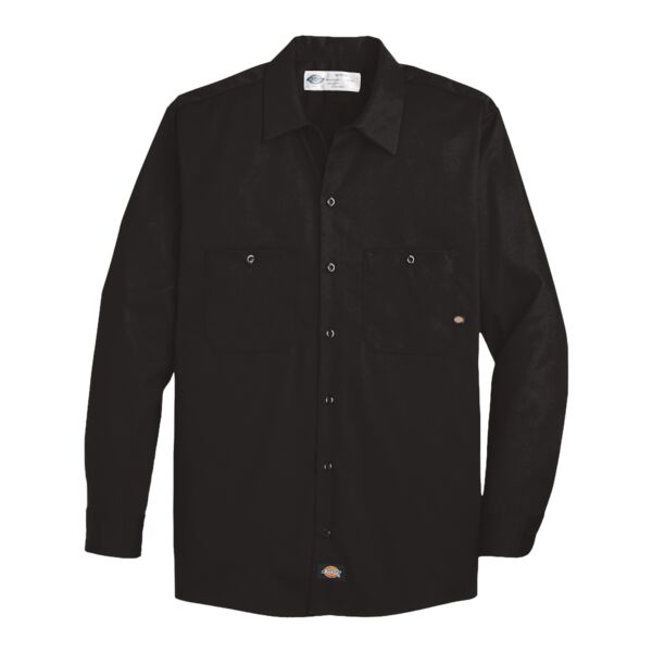 Men's Industrial Cotton Long Sleeve Work Shirt Thumbnail
