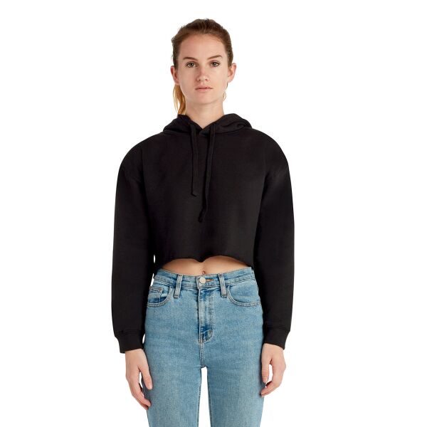Lane Seven Ladies' Cropped Fleece Hoodie Thumbnail