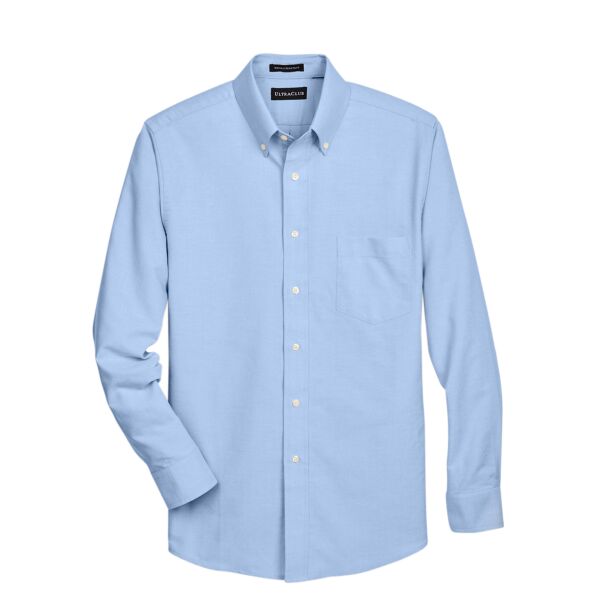 UltraClub Men's Classic Wrinkle-Resistant Long-Sleeve Oxford Thumbnail