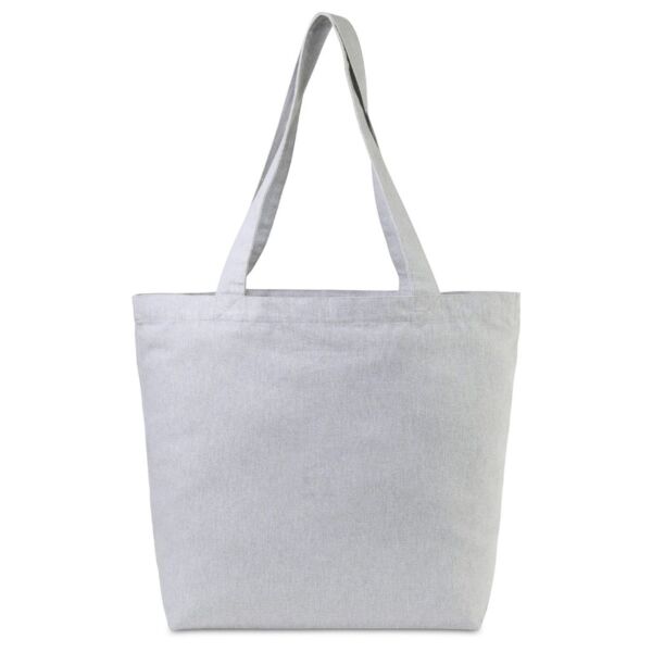 Aware™ Recycled Cotton Shopper Tote Bag With Interior Zip Pocket Thumbnail