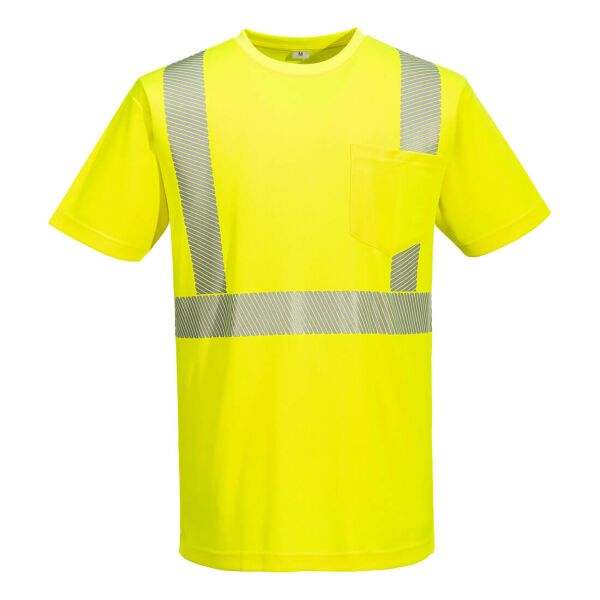 Hi-Vis Lightweight S/S T-Shirt Segmented Tape Thumbnail