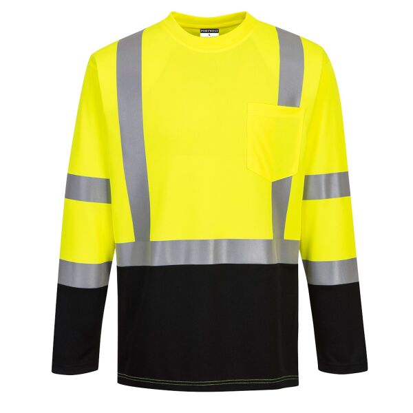 Laguna Hi-Vis Contrast Pocket T-Shirt L/S Thumbnail