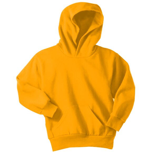 Youth Pullover Hooded Sweatshirt Custom Lettering Thumbnail