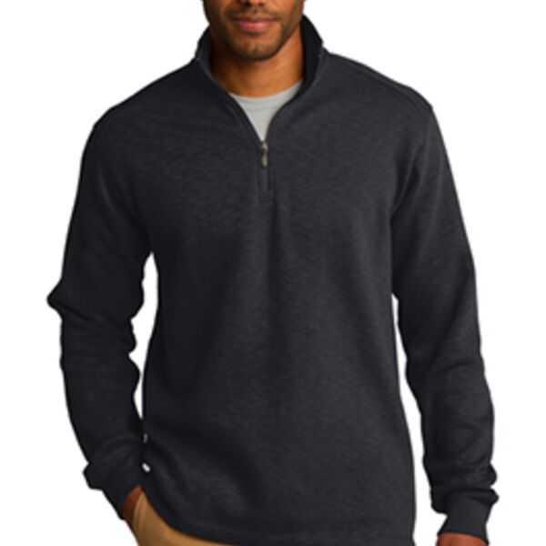 Port Authority® Slub Fleece 1/4-Zip Pullover Thumbnail
