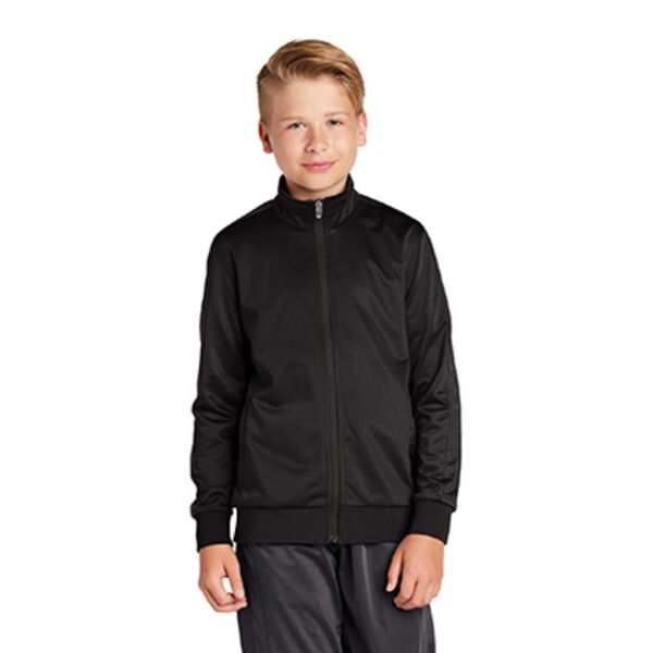 Sport-Tek ® Youth Tricot Track Jacket Thumbnail
