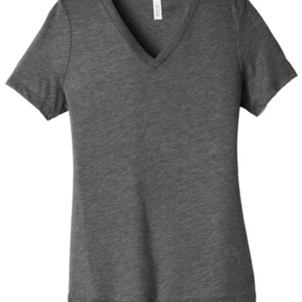 BELLA+CANVAS ® Women’s Relaxed Jersey Short Sleeve V-Neck Tee Thumbnail