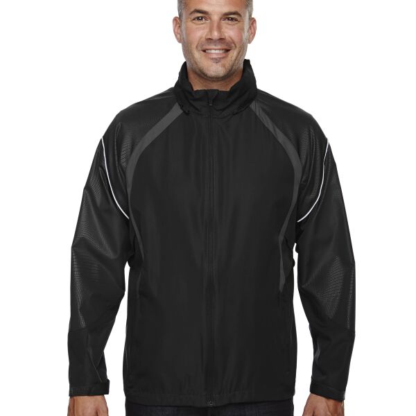 North End Men's Sirius Lightweight Jacket with Embossed Print Thumbnail