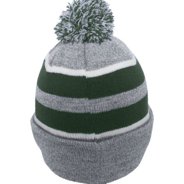 Knit Fold Over Pom-Pom Beanie Thumbnail