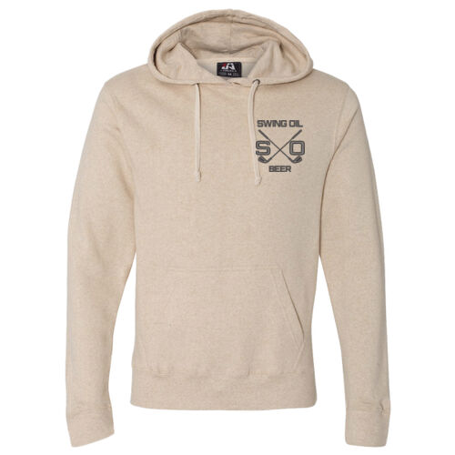 Triblend Fleece Hooded Sweatshirt (Black Logo) 2 Thumbnail